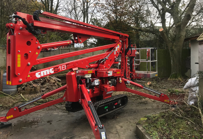 Tracked Mewp Spider hire across Somerset